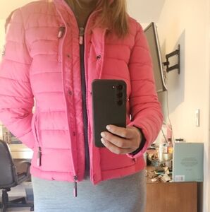 Pink Puffer Jacket